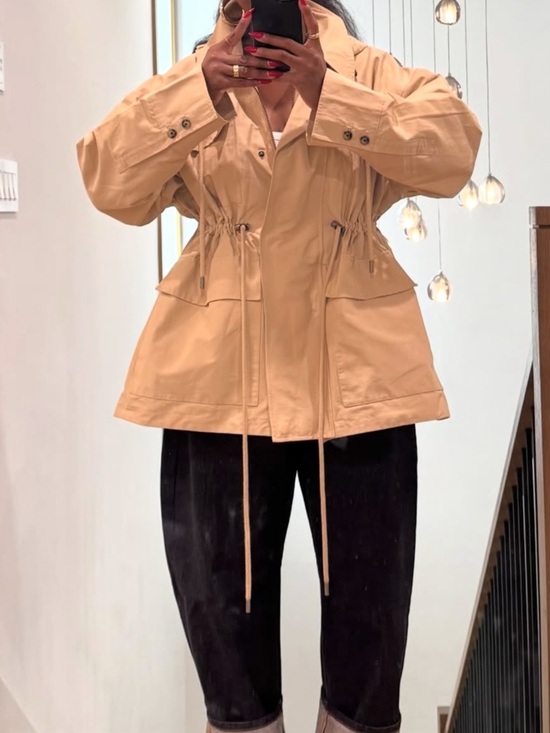 NWT KBB by Kahlana anorak jacket KBB by KAHLANA Women's 'The Cinched Anorak - Picture 6 of 9